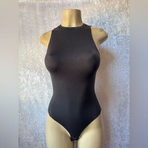 lululemon athletica Black Sleeveless High-Neck Bodysuit